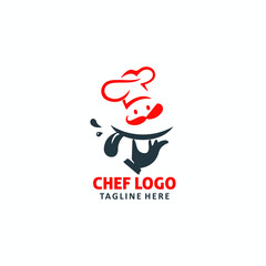Good food logo template vector design