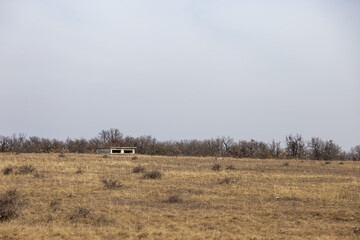 Obraz premium Versteck auf dem Schlachtfeld