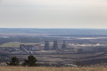 Kohlekraftwerk mit Kühlturm