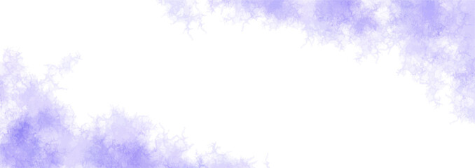 水彩テクスチャの背景素材　ブルー　冬イメージ　横長