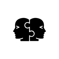 Interpersonal Relationship icon in vector. logotype