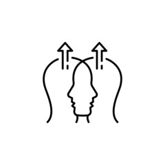 Empathy icon in vector. logotype