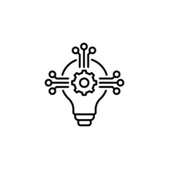 Digital Innovation icon in vector. logotype