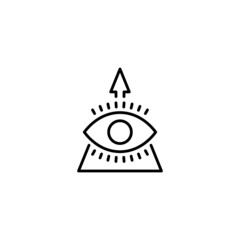 Vision icon in vector. logotype