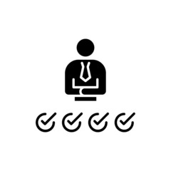 Skills icon in vector. logotype