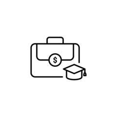 Knowledge Enhancement icon in vector. logotype