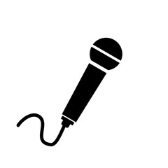Mikrofon karaoke ikona - obrazy, fototapety, plakaty