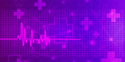 2D illustration medical structure background