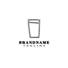 drink logo cartoon icon isolated vector illustration
