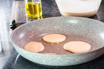 Making pancakes