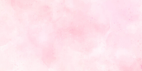 Abstract pink gradient blotched Japanese paper watercolor background with space for text. Brush pink grunge watercolor painted background image for graphic cover design, wallpaper, printing. 
