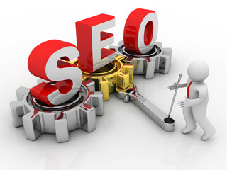 seo concept 3d illustration
