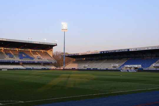 Le stade Abb&eacute; Deschamps, stade de football de l'&eacute;quipe AJ Auxerre, ville de Auxerre, d&eacute;partement de l'Yonne, France