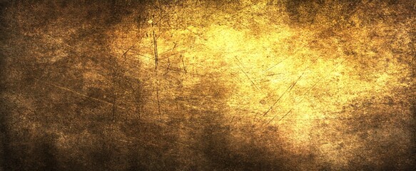 Rusted yellow painted metal wall. Rusty metal background with streaks of rust. Rust stains. The metal surface rusted spots.metal rust texture background.