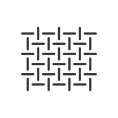 textile silhouette vector icon isolated on white background. textile icon for web, mobile apps, ui design, print polygraphy and promo advertising business