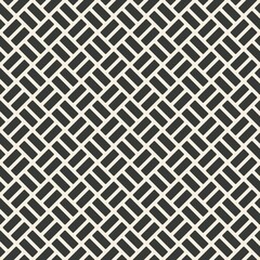 Monochrome Checked Weaving Seamless Pattern