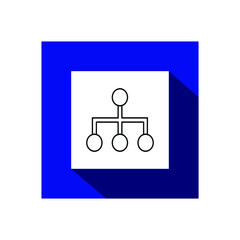 flow chart icon, Business chart icon