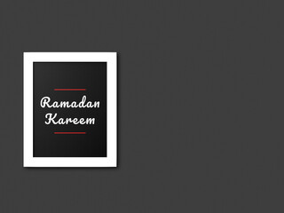 Fototapeta na wymiar Concept of ramadan kareem space for text