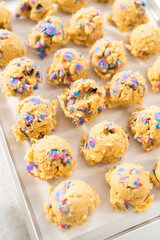 Unicorn chocolate chip cookie