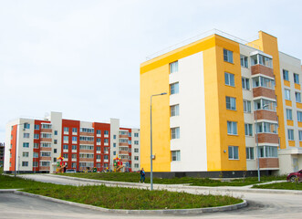 Multi-storey modern residential building
