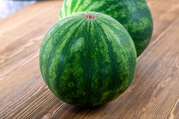 sliced ripe red watermelon without seeds