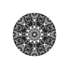 Vector round abstract circle. Mandala style.