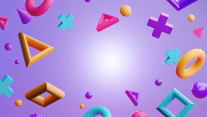 metaverse vr simulation gaming cyberpunk style, digital robot, 3d illustration rendering, virtual reality