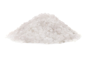 Pile of large salt crystals.