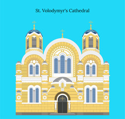 St. Volodymyr's Cathedral in Kyiv, Ukraine