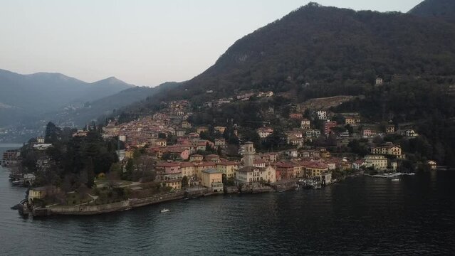 Landscape of Torno a village on Lake Como