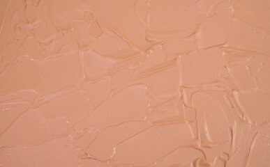 Makeup base cream blur, red clay mask texture. Background