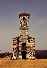 Religious chapel on the heights of Bastia in Corsica