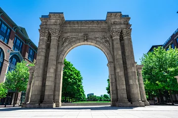Fotobehang Union Station Arch in the Arena District of Columbus, Ohio, whence "The Arch City" © JaimeAvtar