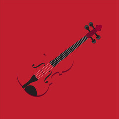 Fototapeta premium Violin music instruments