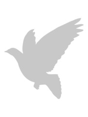 Friedenstaube Silhouette Design 