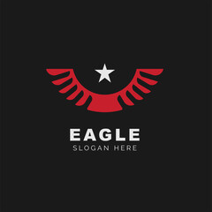 Eagle logo template