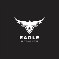 Fototapeta premium Eagle logo template