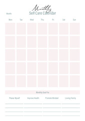 Daily Self Care Journal Set: 5 pages of how to love yourself better 