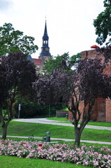 Cityscape of Tangermunde (Saxony-Anhalt, Germany) with St.-Steph  2011