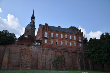 Cityscape of Tangermunde (Saxony-Anhalt, Germany) with St.-Steph  2011