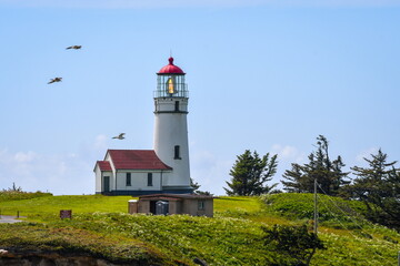 Fototapeta na wymiar Cape Blanco Lighthouse, Oregon-USA