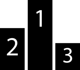 Leaderboard icon vector illustration onwhite background..eps