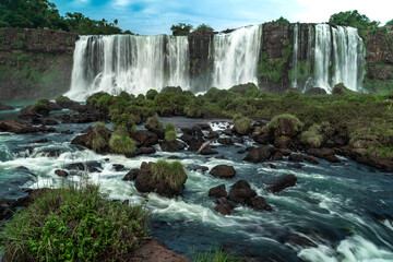 iguazu waterfalls natural wonder of the world, unesco monument
