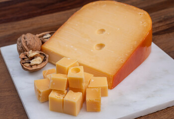 Dutch hard cow milk old cheese  from Gouda