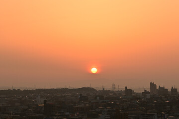 Fototapeta premium 日の出の風景