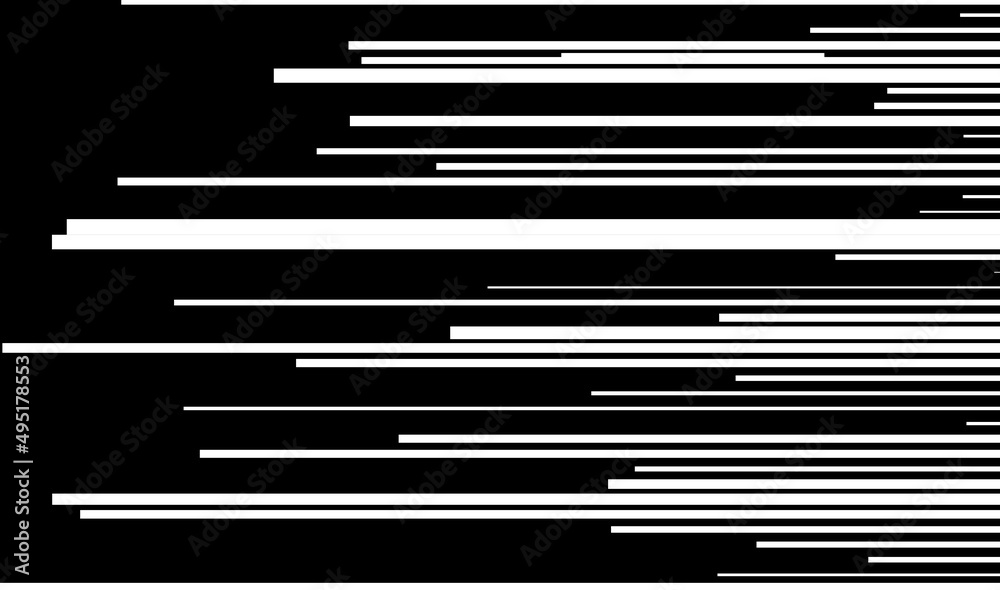Aufkleber random straight parallel lines, stripes geometric vector pattern