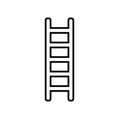 Stepladder Icon Vector Design Template.