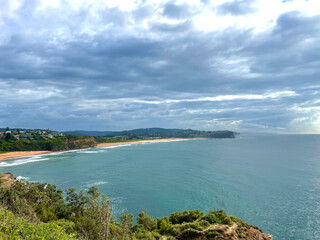 Fototapeta na wymiar view of the Tasman sea