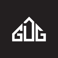 GDG letter logo design on Black background. GDG creative initials letter logo concept. GDG letter design. 