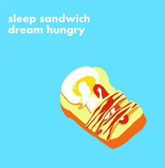 illustration of a sandwich